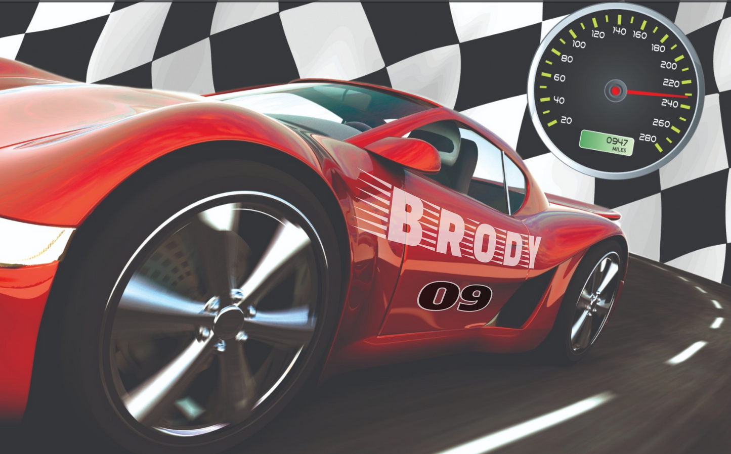 Race Car Placemat