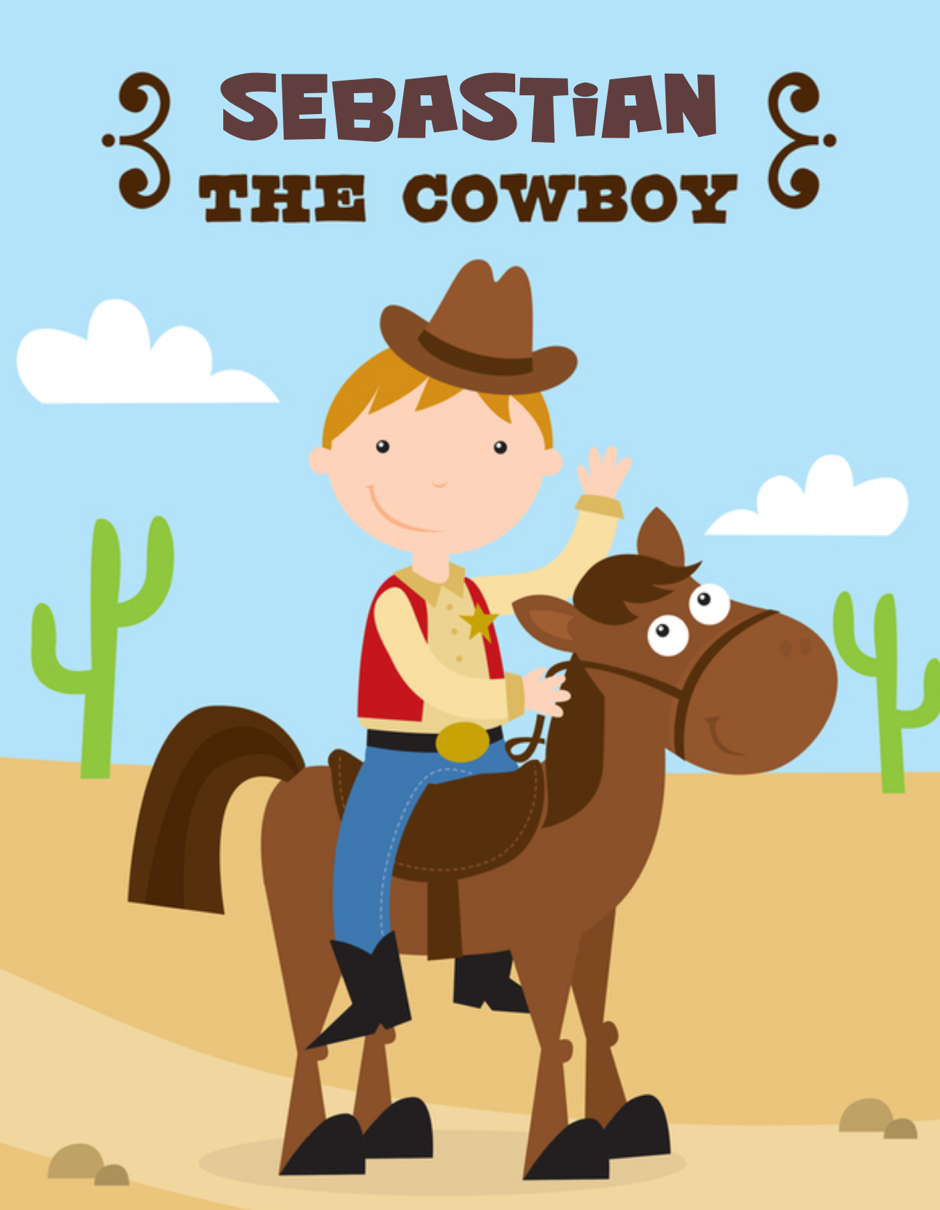Cowboy Coloring Book
