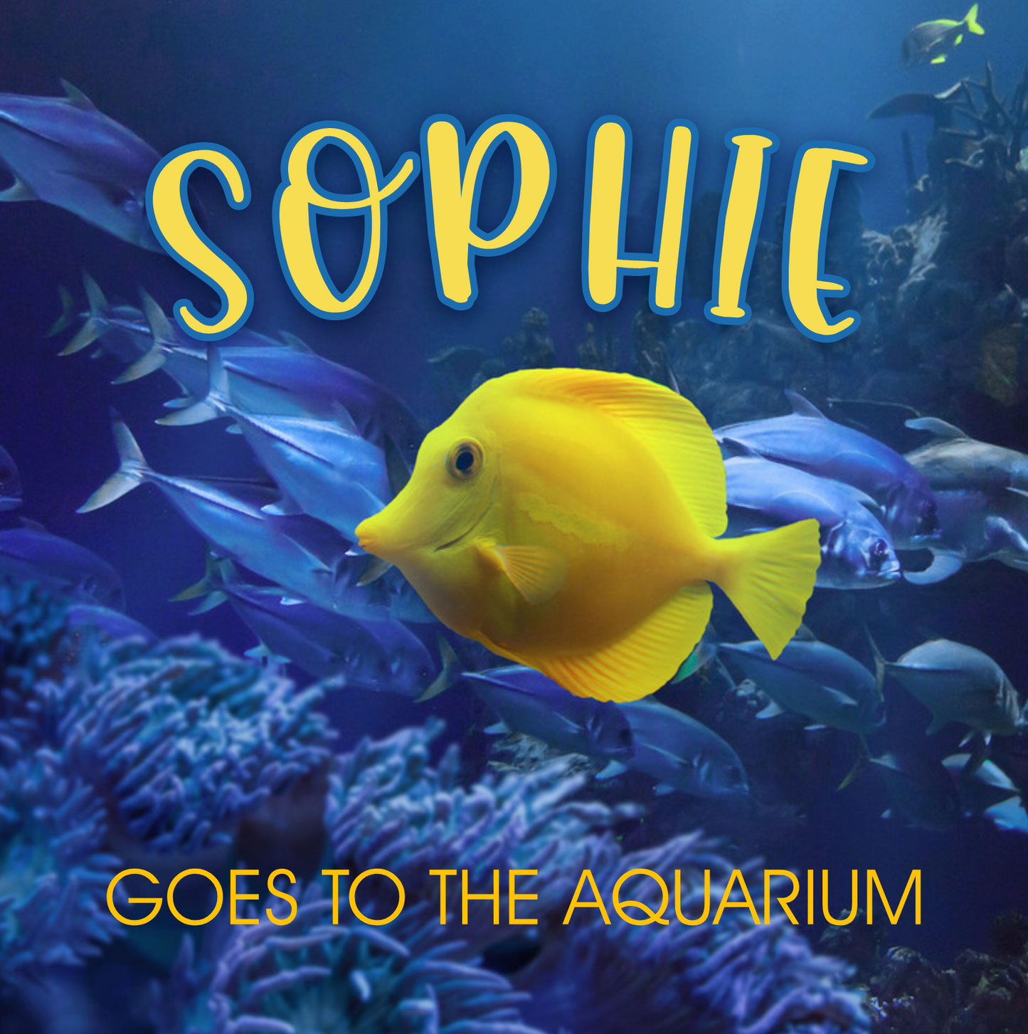 Your Child Goes to the Aquarium Hard Cover Storybook