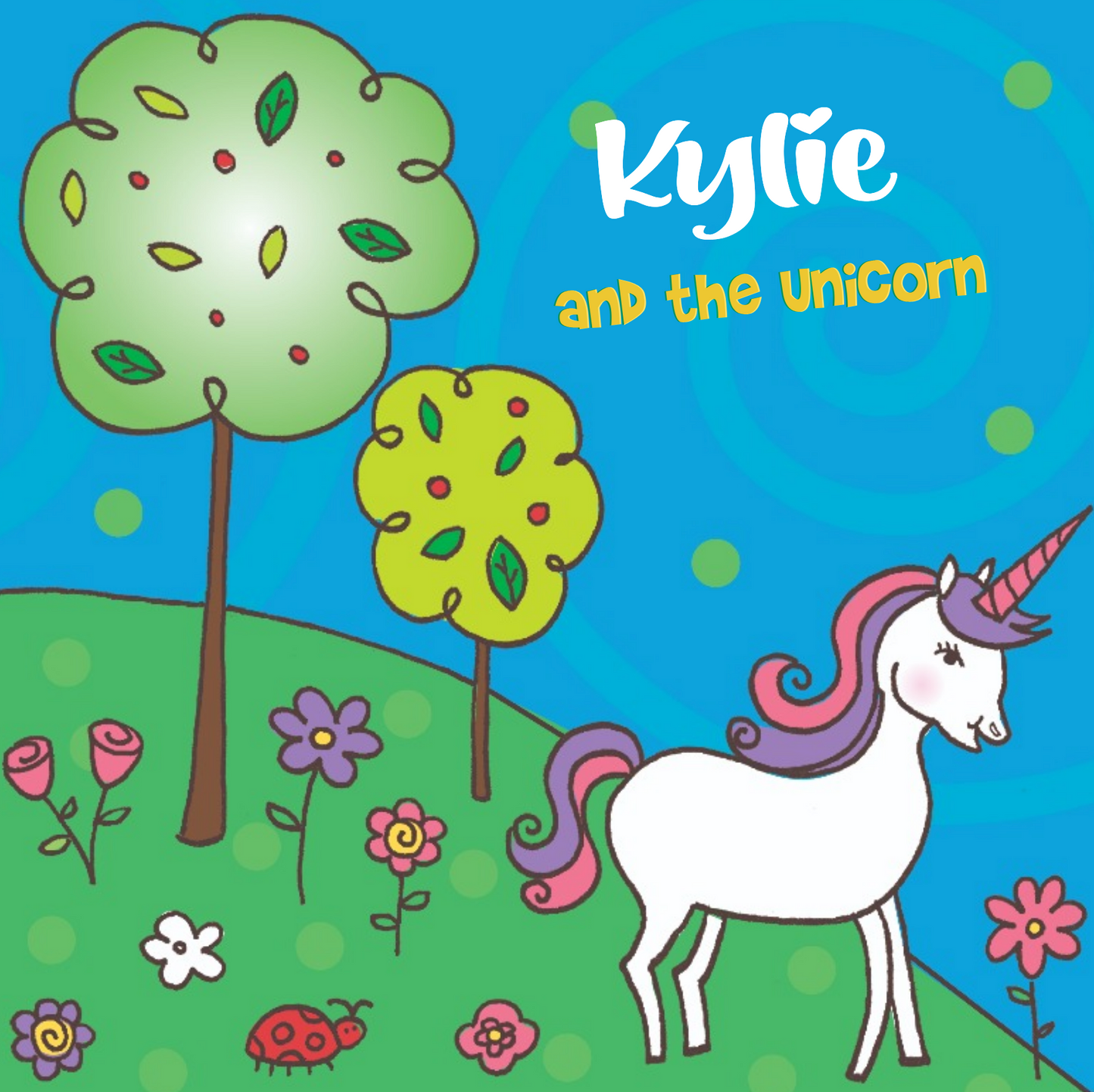Your child and a Unicorn Hard Cover Storybook