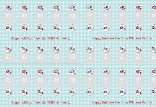 Holiday Personalized Wrapping Paper