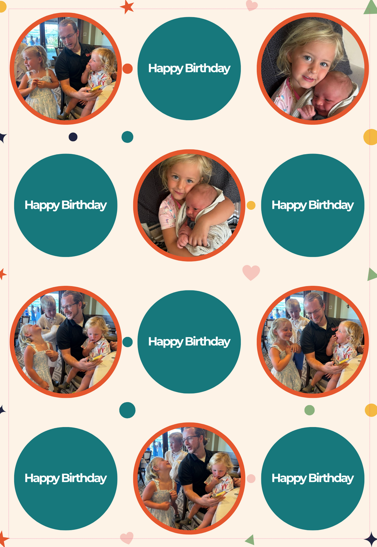 Happy Birthday Personalized Wrapping Paper