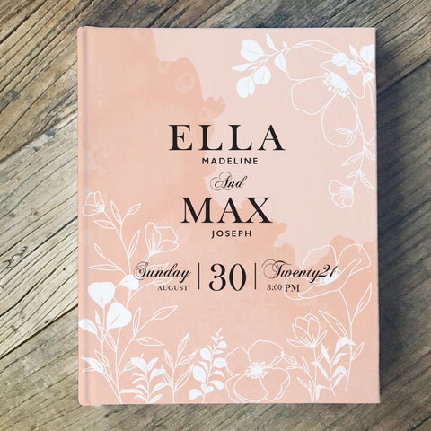 Hard Cover 8.5 x 11 Portrait book with color pages